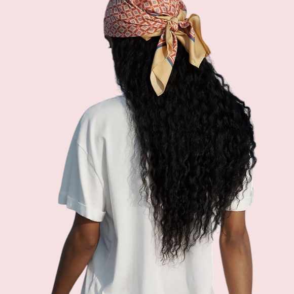 Anthropologie Accessories - Anthropologie Fruit Stand Head Scarves, Set of 2, in Yellow/Orange/Citrus Fruits